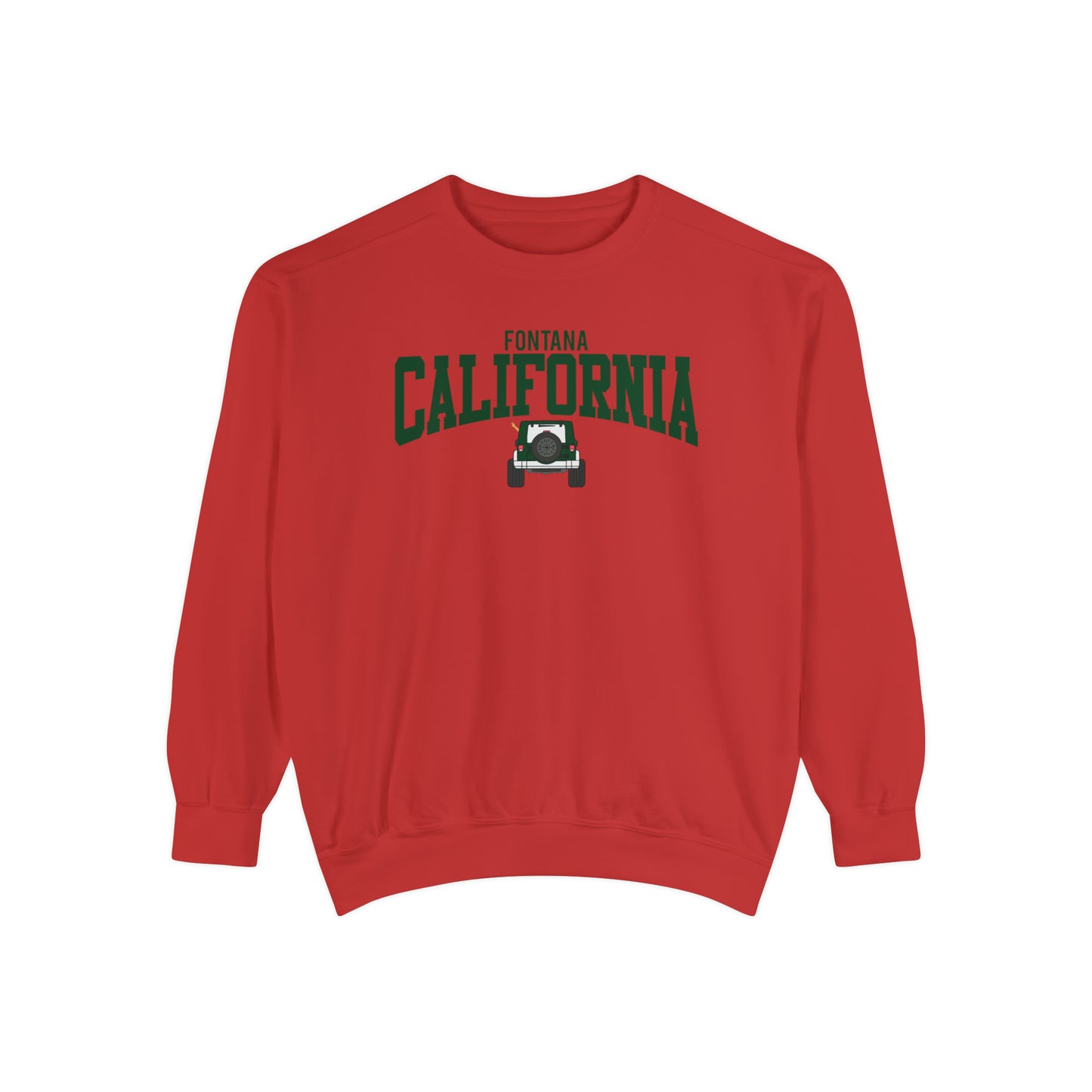 Fontana California Jeep Comfort Colors Sweatshirt