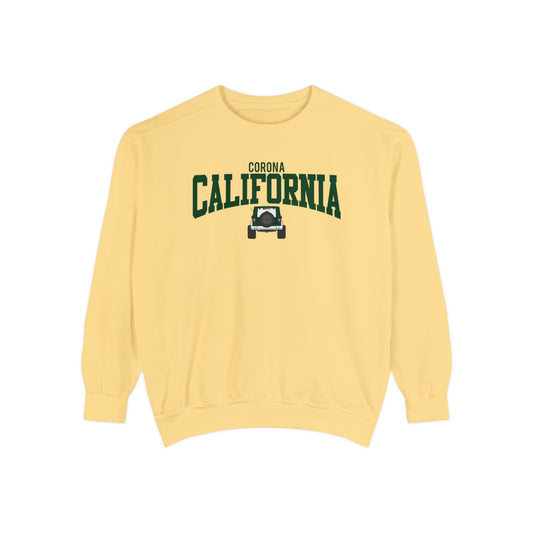 Corona California Jeep Comfort Colors Sweatshirt