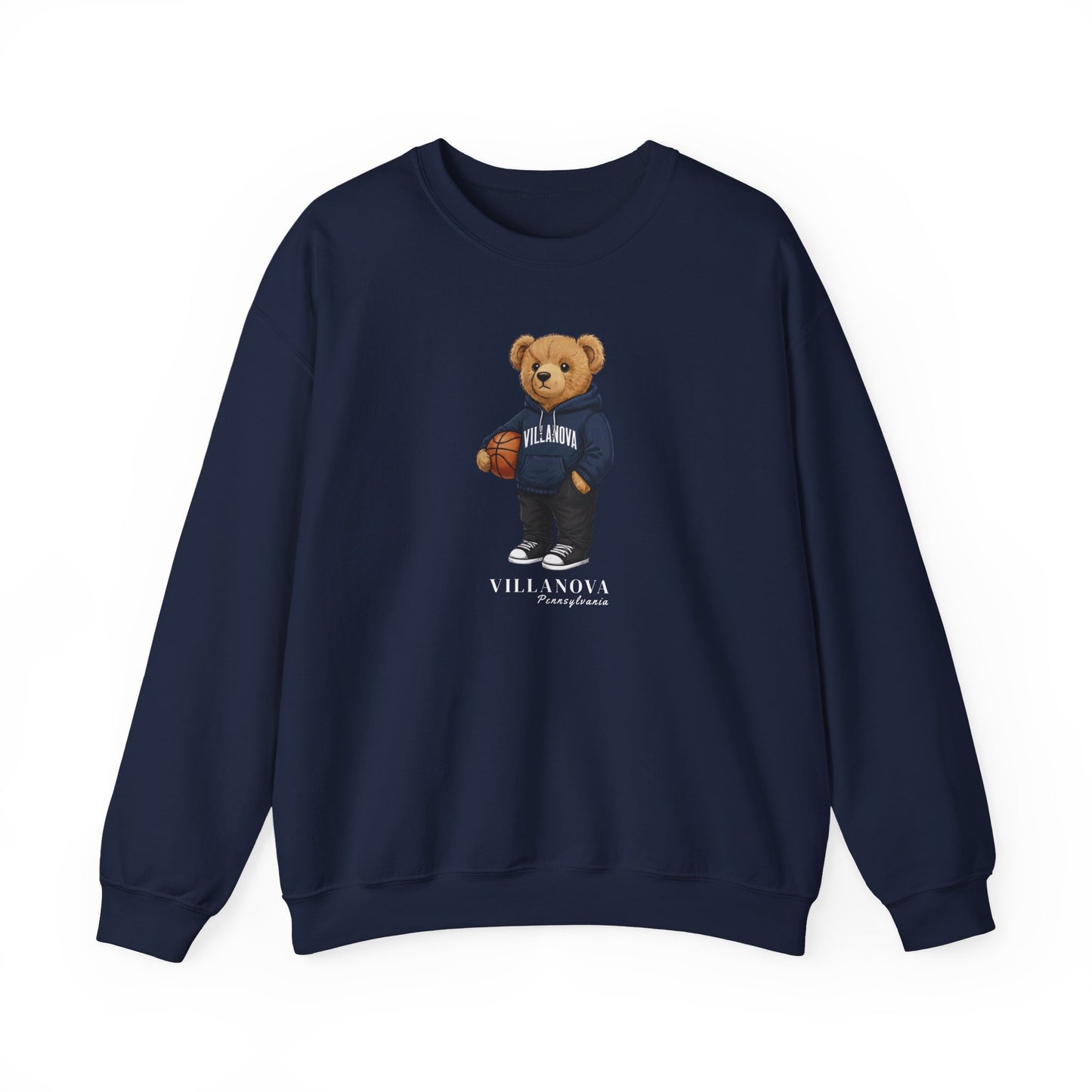 Villanova, Pennsylvania Teddy Bear Crewneck Sweatshirt
