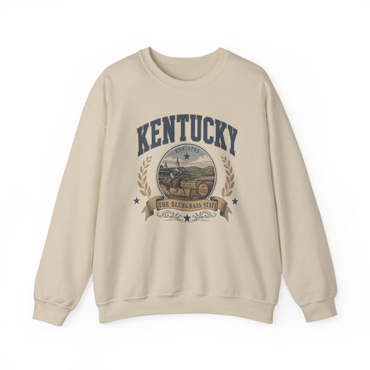 Vintage Kentucky - The Bluegrass State Crewneck Sweatshirt