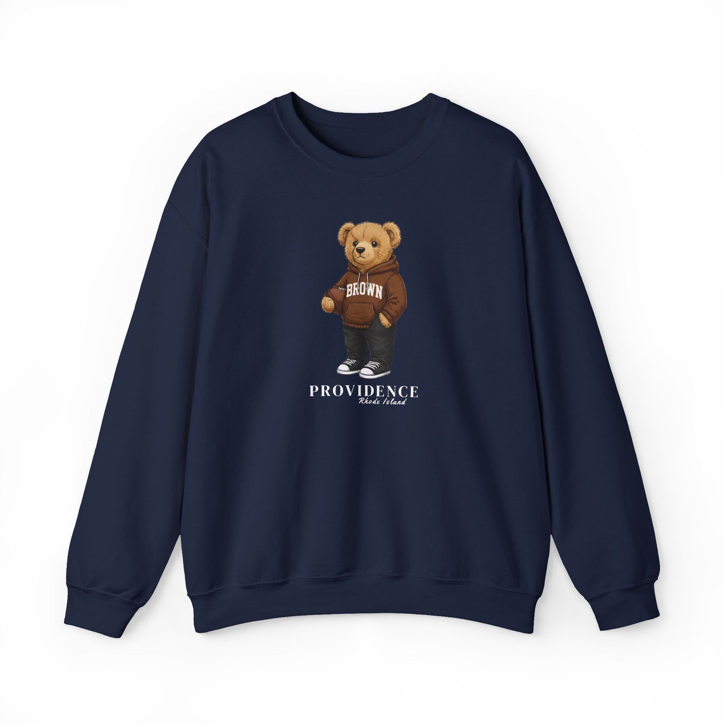 Providence, Rhode Island Teddy Bear Crewneck Sweatshirt