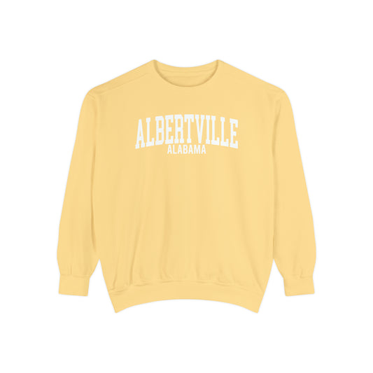 Albertville Alabama Comfort Colors Sweatshirt