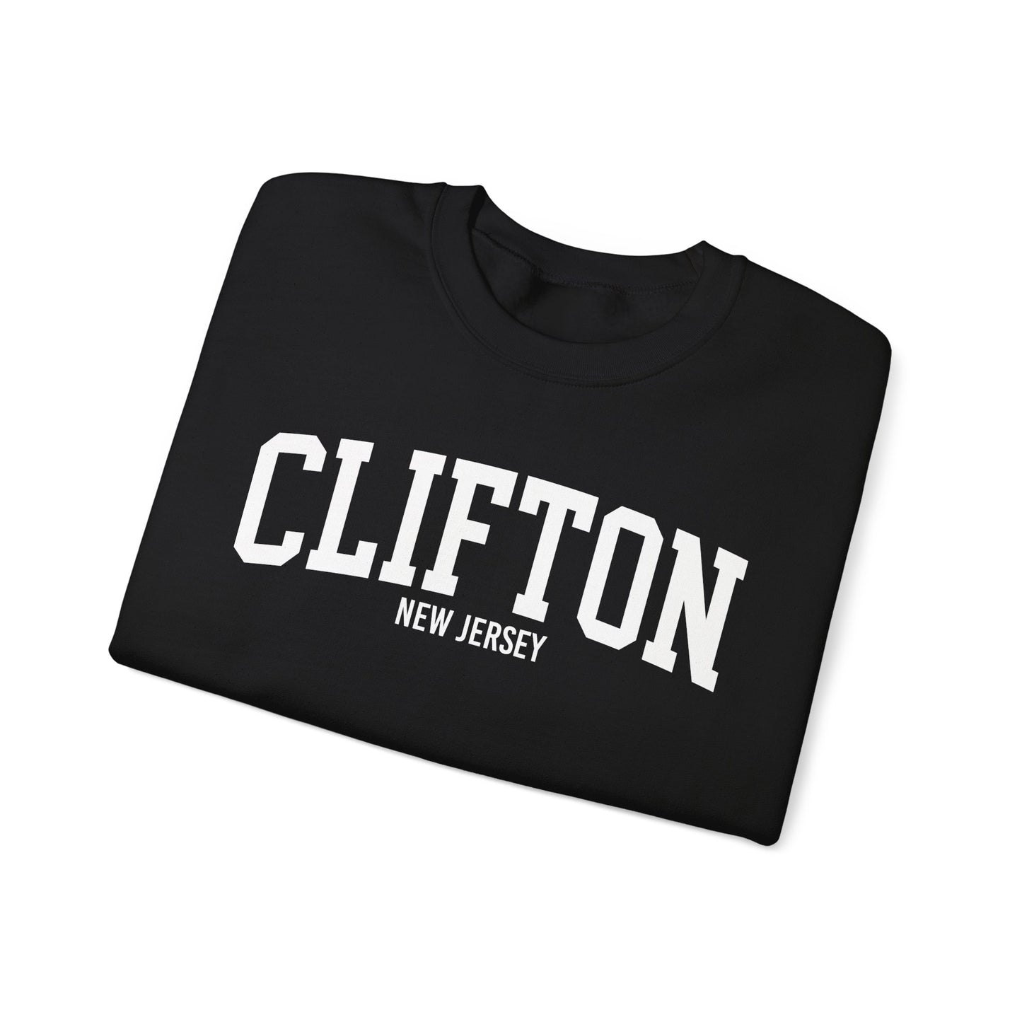 Clifton City New Jersey Crewneck Sweatshirt