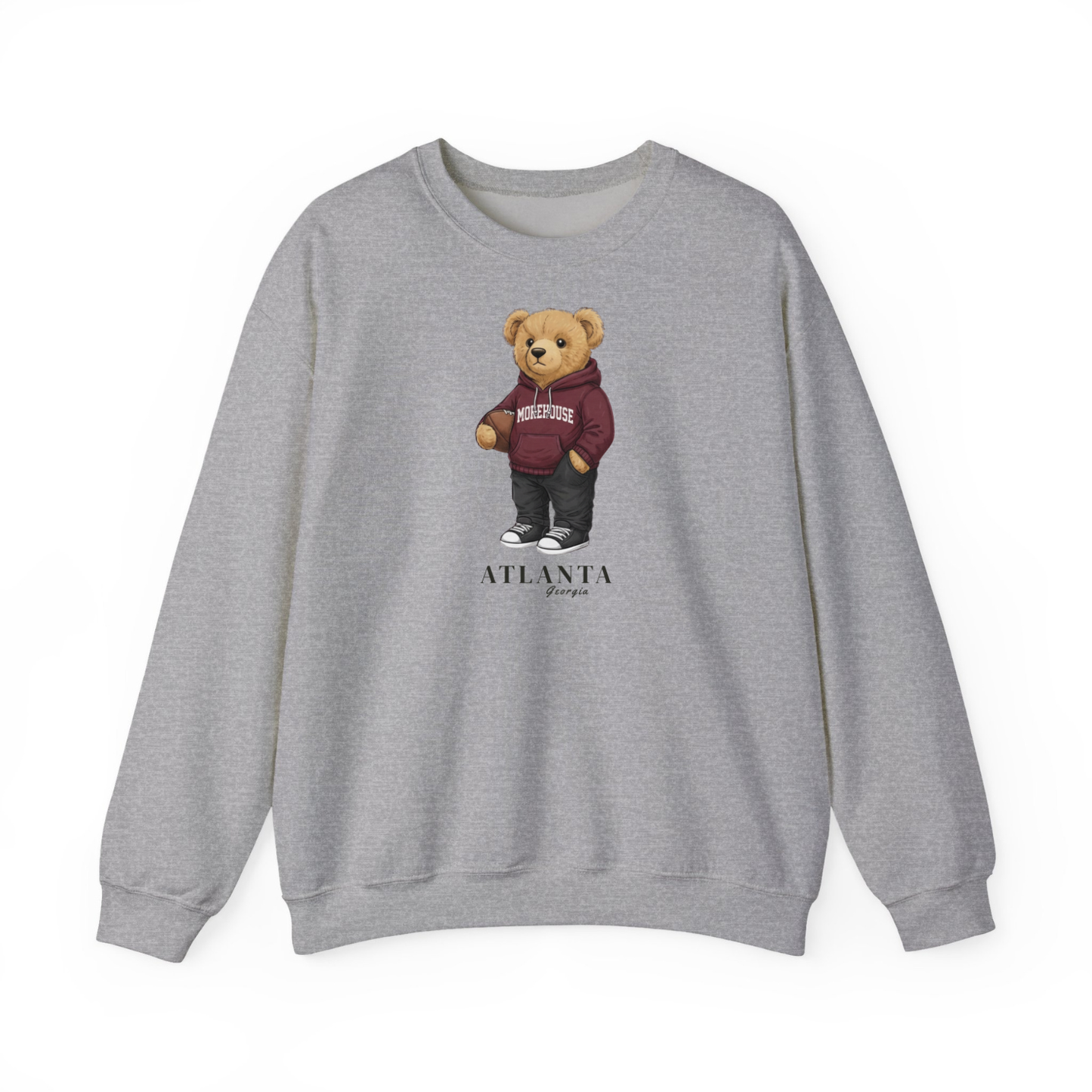 Atlanta, Georgia Teddy Bear Crewneck Sweatshirt