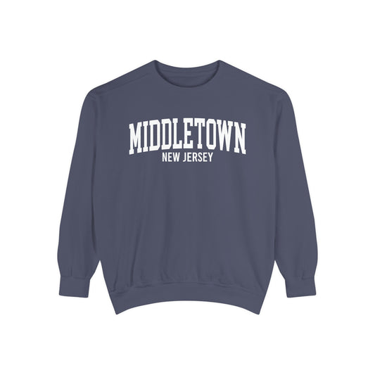 Middletown New Jersey Comfort Colors Sweatshirt