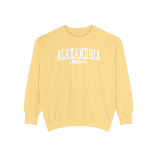 Alexandria Louisiana Comfort Colors Sweatshirt