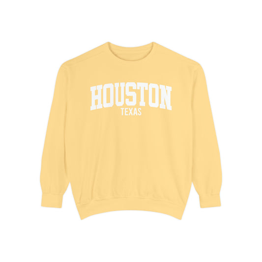 Houston Texas Comfort Colors Sweatshirt