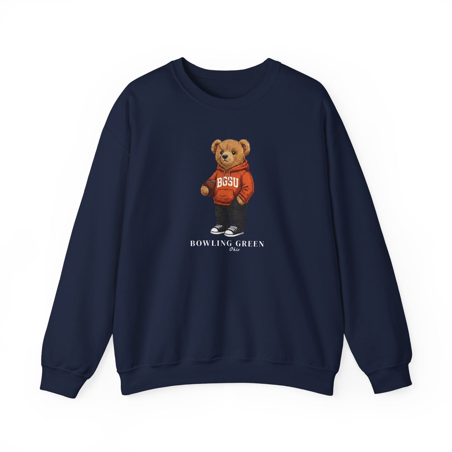 Bowling Green, Ohio Teddy Bear Crewneck Sweatshirt