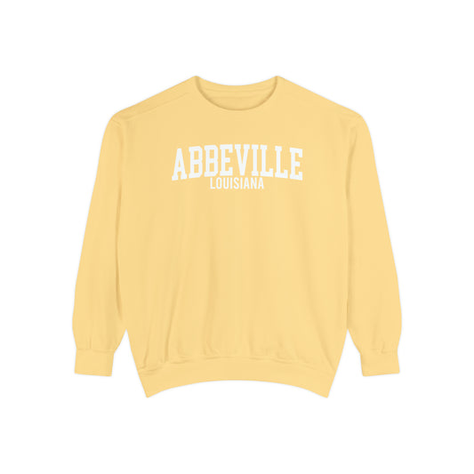 Abbeville Louisiana Comfort Colors Sweatshirt