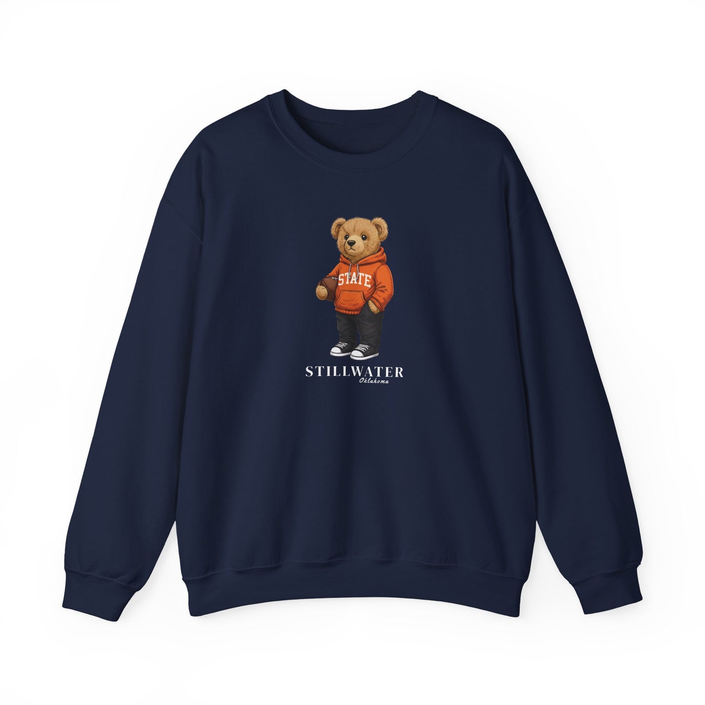 Stillwater, Oklahoma Teddy Bear Crewneck Sweatshirt