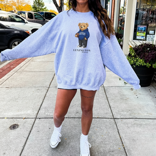 Lexington, Kentucky Teddy Bear Crewneck Sweatshirt