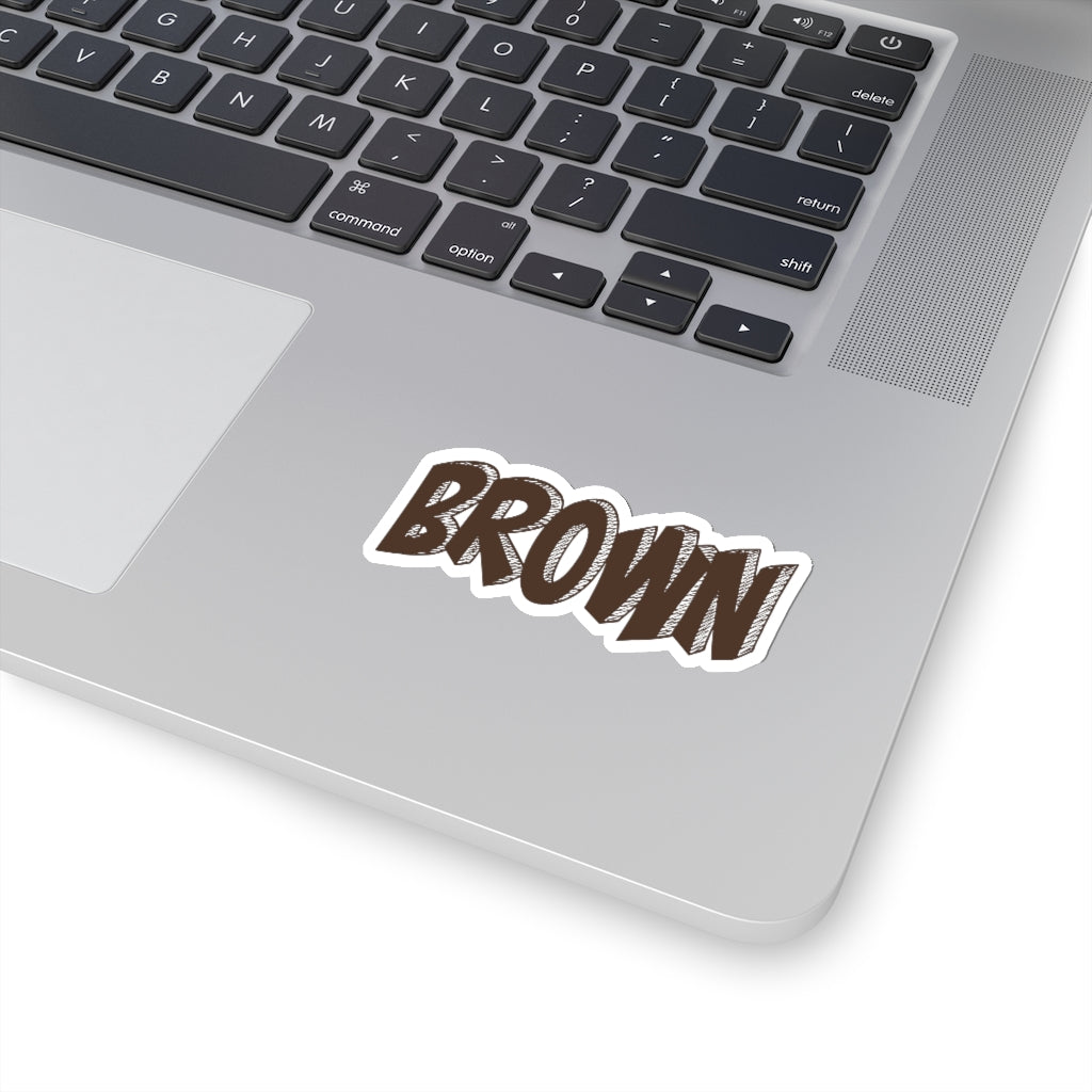 Brown Sticker
