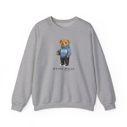 Baton Rouge, Louisiana Teddy Bear Crewneck Sweatshirt