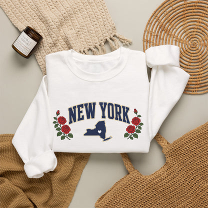 New York Floral Sweatshirt