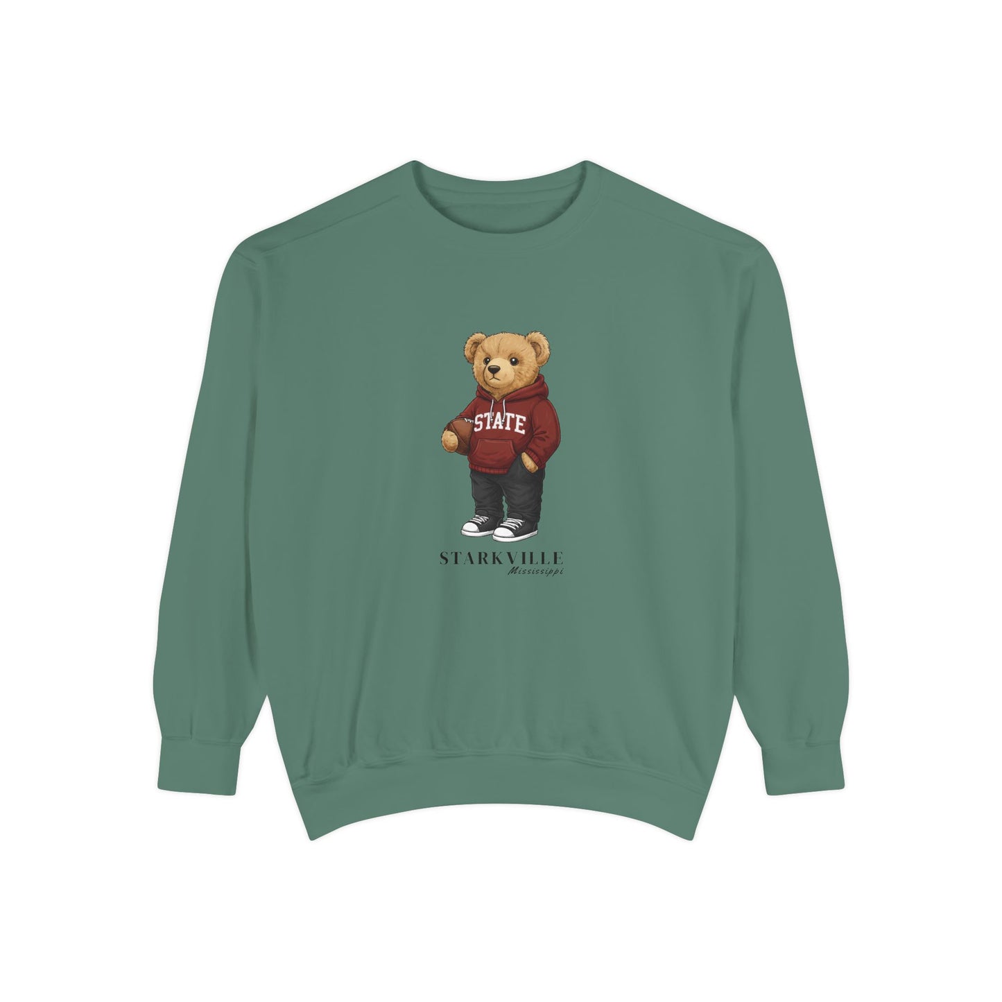 Starkville, Mississippi Teddy Bear Comfort Colors Sweatshirt