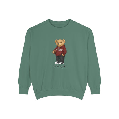 Starkville, Mississippi Teddy Bear Comfort Colors Sweatshirt