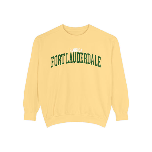 Fort Lauderdale Florida Comfort Colors Sweatshirt