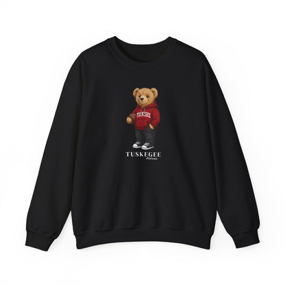 Tuskegee, Alabama Teddy Bear Crewneck Sweatshirt