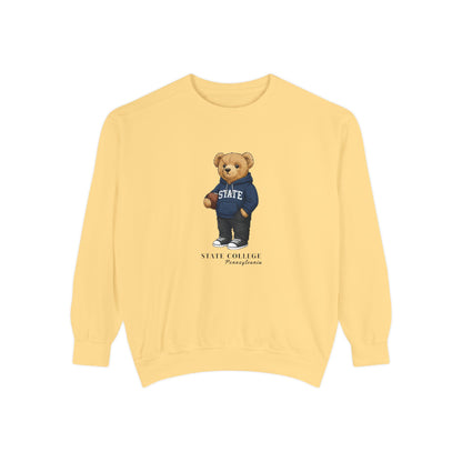 State College, Pennsylvania Teddy Bear Comfort Colors Sweatshirt