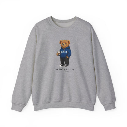 Daytona Beach, Florida Teddy Bear Crewneck Sweatshirt