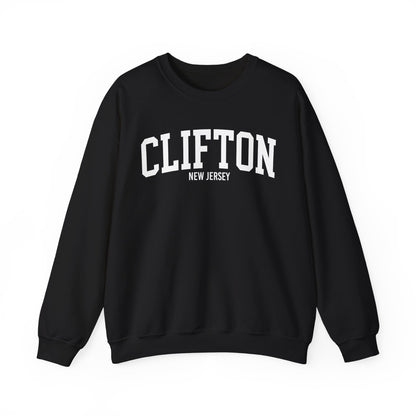 Clifton City New Jersey Crewneck Sweatshirt