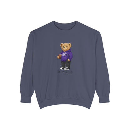 Baton Rouge, Louisiana Teddy Bear Comfort Colors Sweatshirt