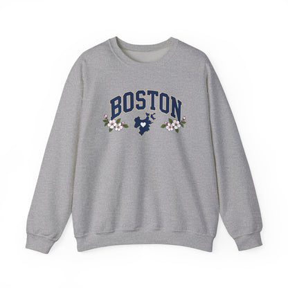 Boston Floral Sweatshirt