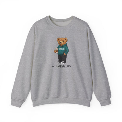 Wilmington, North Carolina Teddy Bear Crewneck Sweatshirt