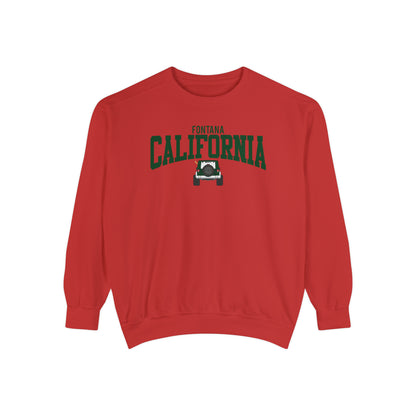Fontana California Jeep Comfort Colors Sweatshirt