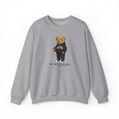 Spartanburg, South Carolina Teddy Bear Crewneck Sweatshirt
