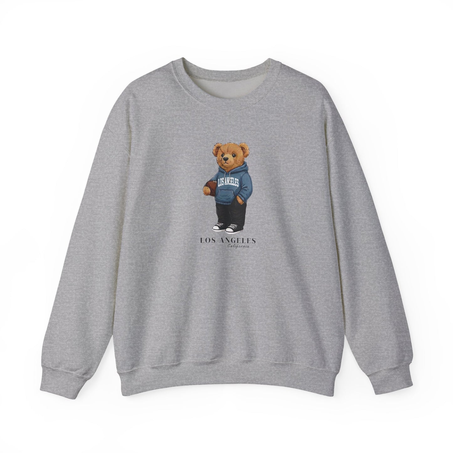 Los Angeles, California Teddy Bear Crewneck Sweatshirt