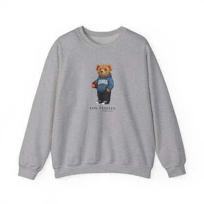 Los Angeles, California Teddy Bear Crewneck Sweatshirt