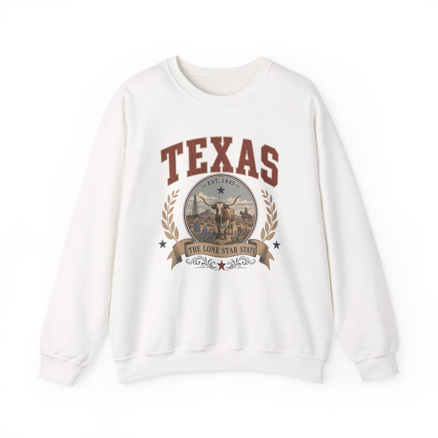 Vintage Texas - The Lone Star State Crewneck Sweatshirt