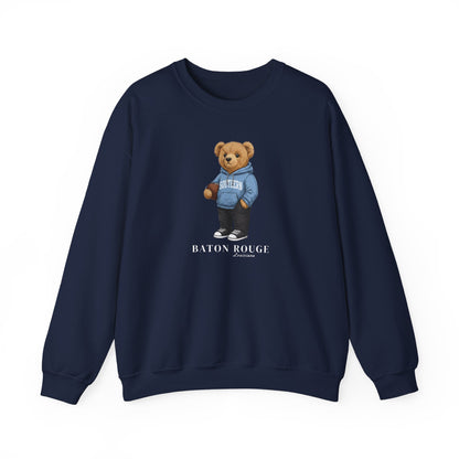 Baton Rouge, Louisiana Teddy Bear Crewneck Sweatshirt