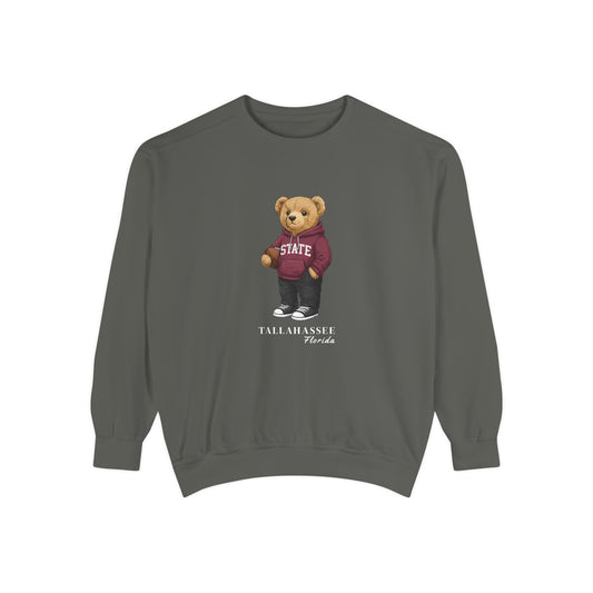 Tallahassee, Florida Teddy Bear Comfort Colors Sweatshirt