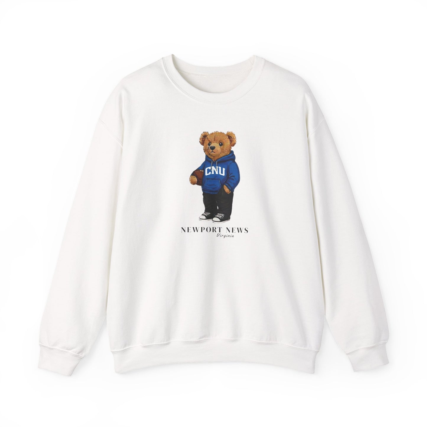 Newport News, Virginia Teddy Bear Crewneck Sweatshirt