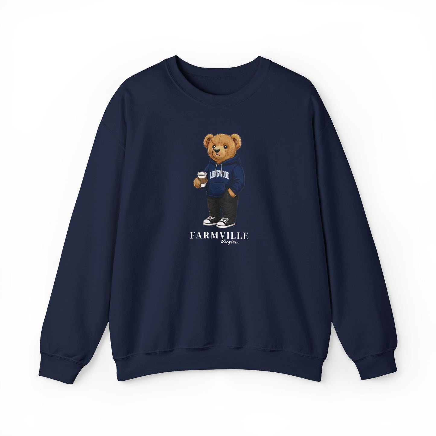 Farmville, Virginia Teddy Bear Crewneck Sweatshirt