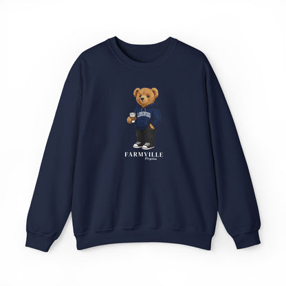 Farmville, Virginia Teddy Bear Crewneck Sweatshirt
