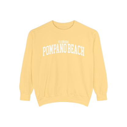 Pompano Beach Florida Comfort Colors Sweatshirt