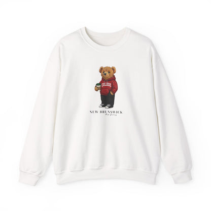 New Brunswick, New Jersey Teddy Bear Crewneck Sweatshirt