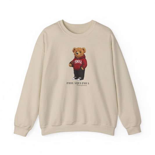 Philadelphia, Pennsylvania Teddy Bear Crewneck Sweatshirt