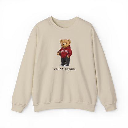 Stony Brook, New York Teddy Bear Crewneck Sweatshirt