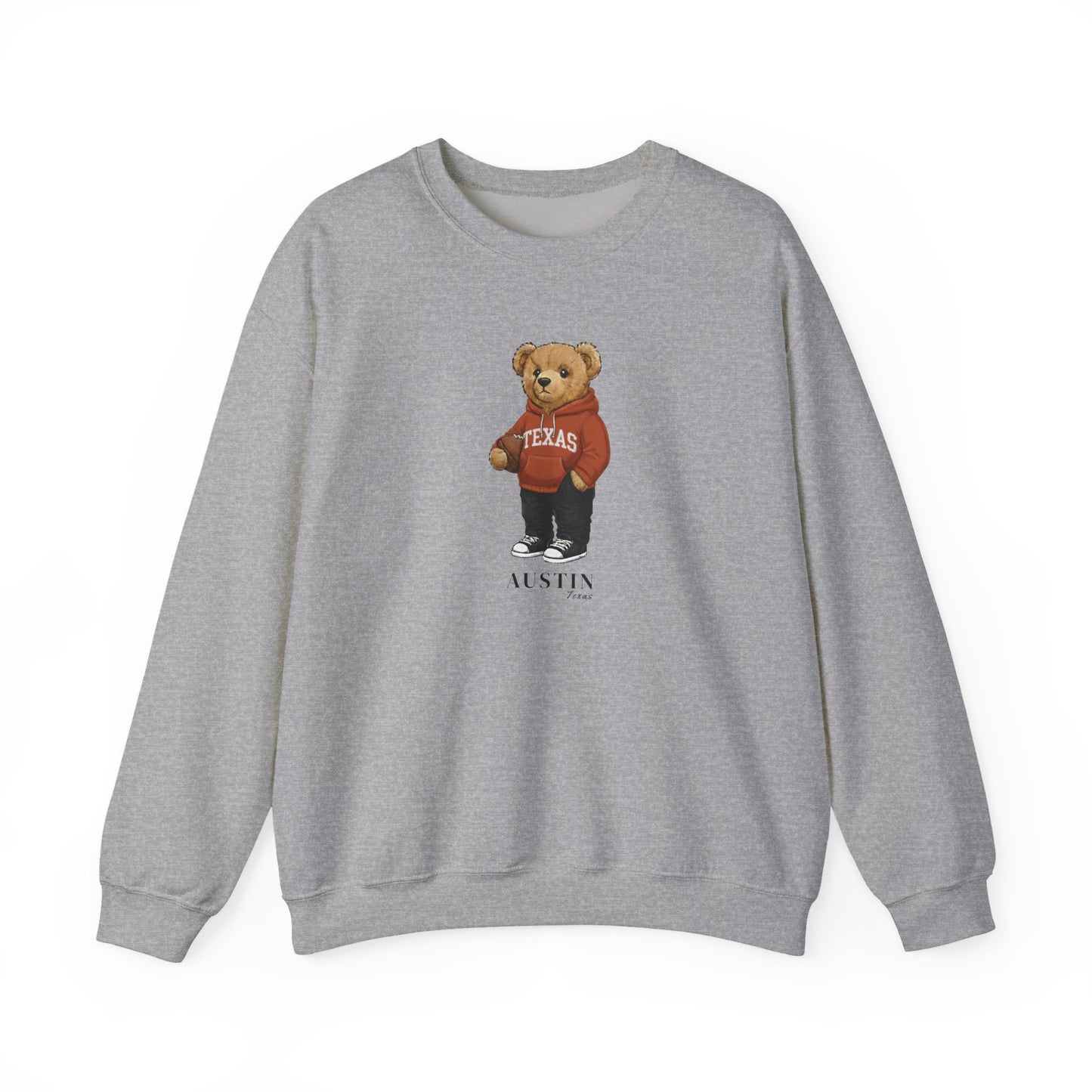 Austin, Texas Teddy Bear Crewneck Sweatshirt