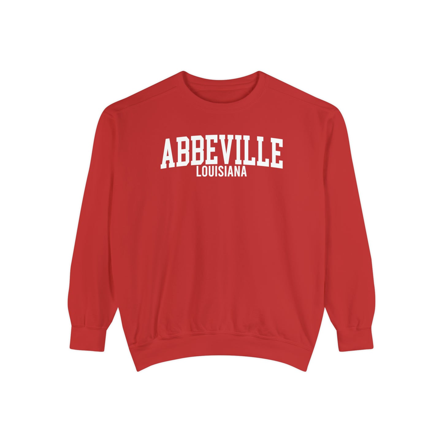 Abbeville Louisiana Comfort Colors Sweatshirt