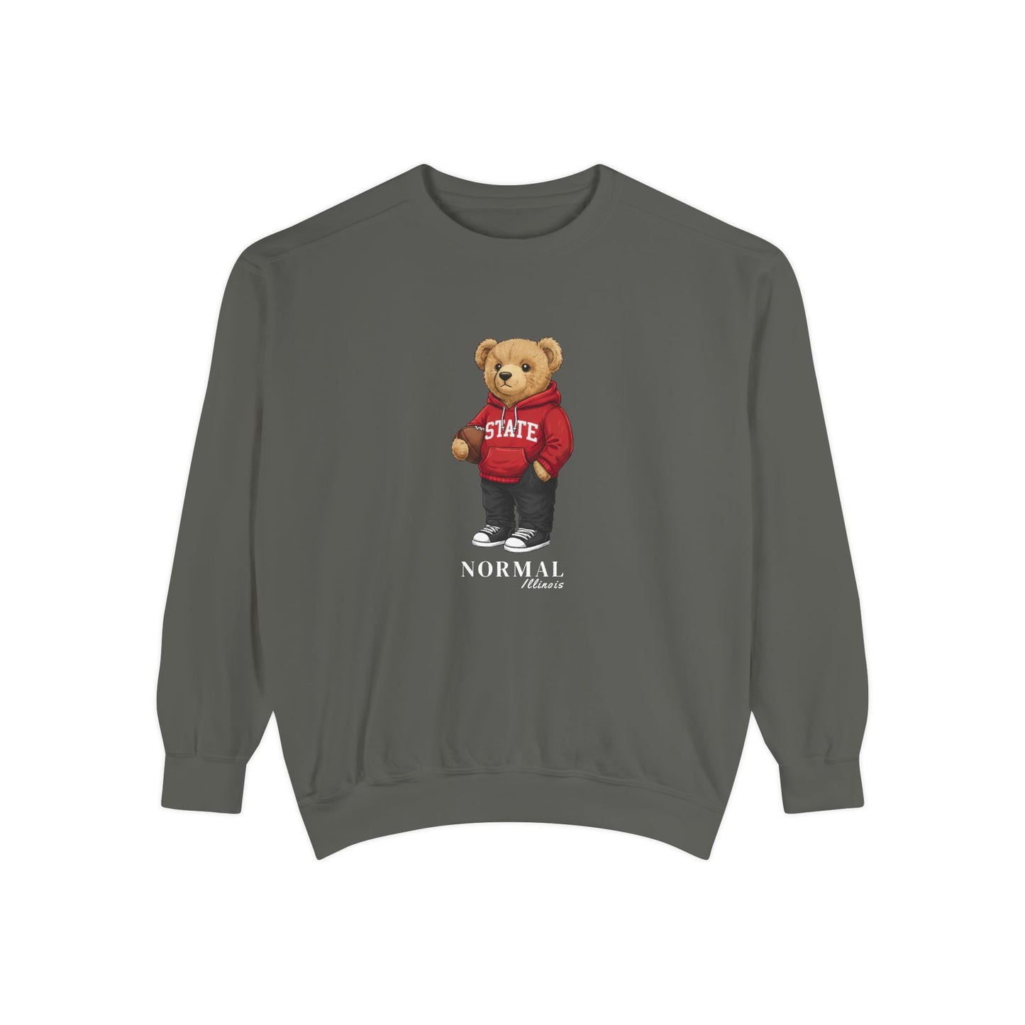 Normal, Illinois Teddy Bear Comfort Colors Sweatshirt