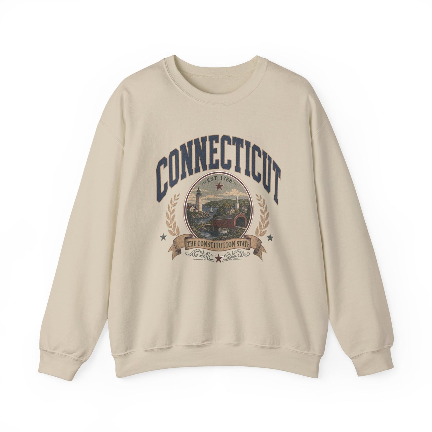 Vintage Connecticut Crewneck Sweatshirt