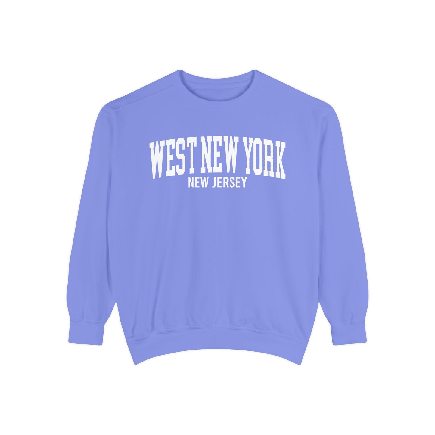 West New York Jersey Comfort Colors Sweatshirt