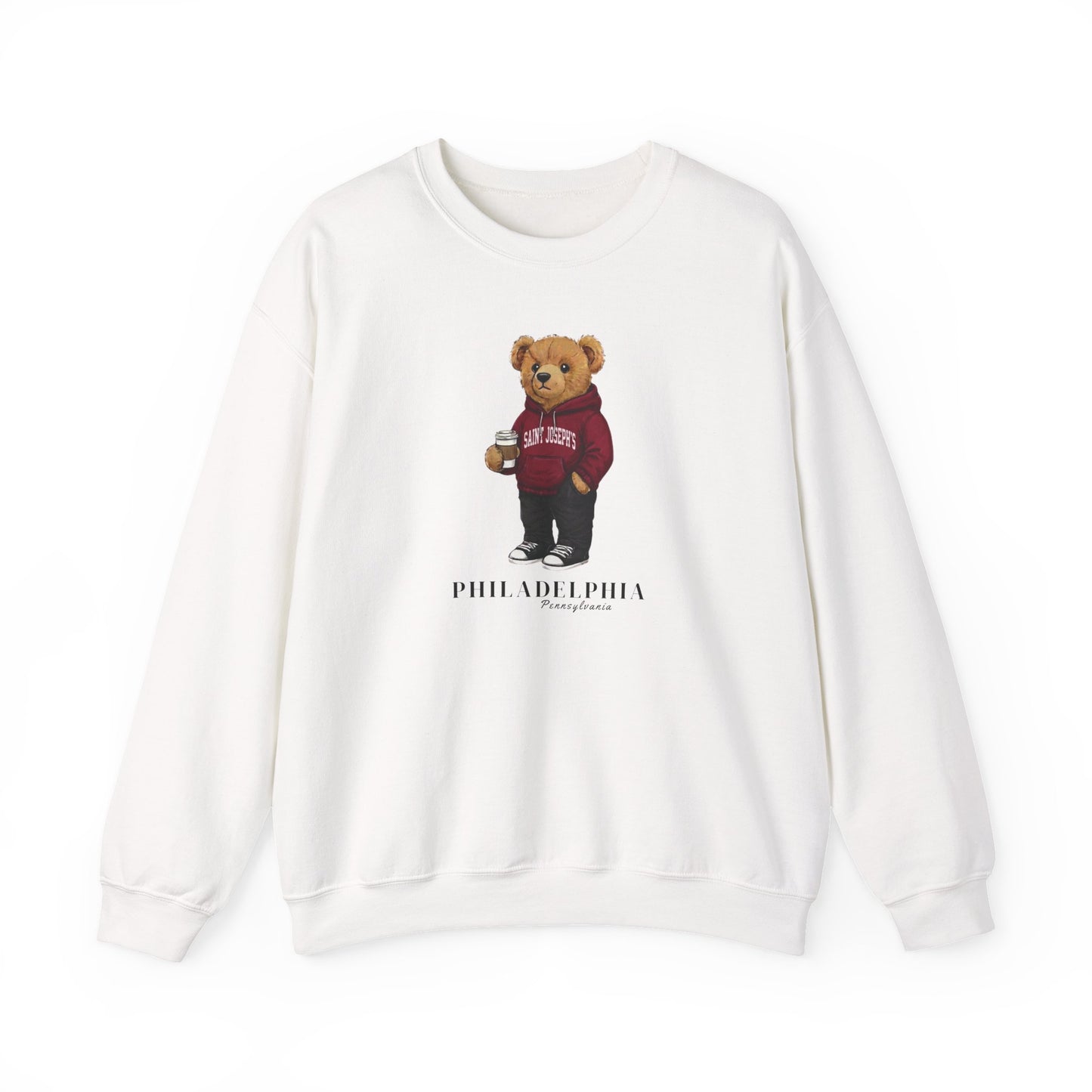 Philadelphia, Pennsylvania Teddy Bear Crewneck Sweatshirt