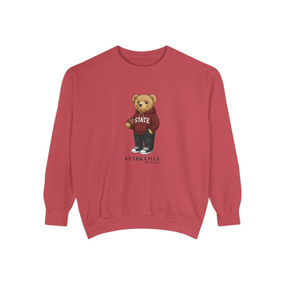 Starkville, Mississippi Teddy Bear Comfort Colors Sweatshirt