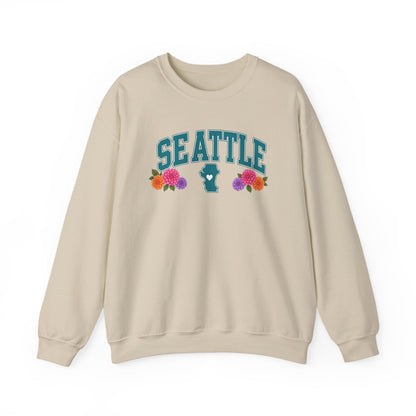 Seattle Floral Sweatshirt